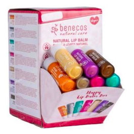 BENECOS Expositor Bálsamo Labial 7 sabores 35ud.