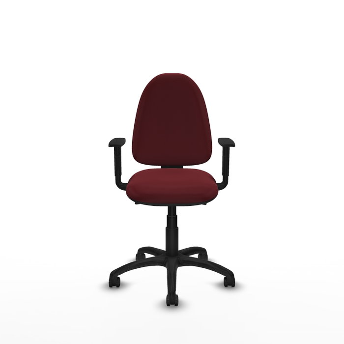 PIQUERAS Y CRESPO Silla de oficina Aýna en color Granate con mecanismo Asincro PIQUERAS Y CRESPO Silla de oficina Aýna en color Granate con mecanismo Asincro