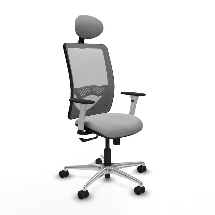 PIQUERAS Y CRESPO Silla de oficina Zulema con mecanismo Sincro, Gris PIQUERAS Y CRESPO Silla de oficina Zulema con mecanismo Sincro, Gris