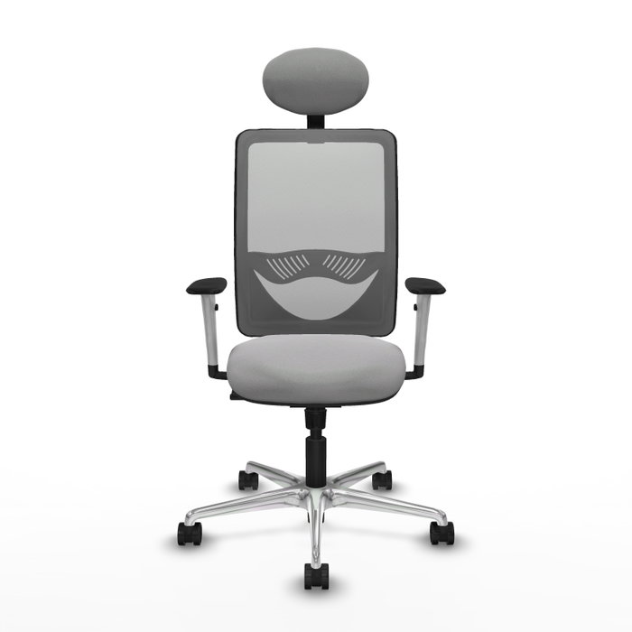 PIQUERAS Y CRESPO Silla de oficina Zulema con mecanismo Sincro, Gris PIQUERAS Y CRESPO Silla de oficina Zulema con mecanismo Sincro, Gris
