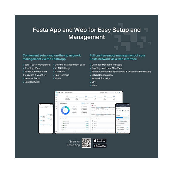 TP-Link WL-AP Festa F65 (AX3000) Access Point