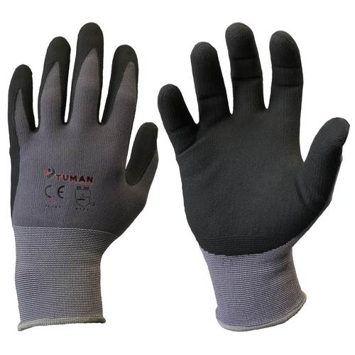 Tuman Guante Nylon Spandex Recubrimiento Nitrilo/PU-Foam T08 Tuman Guante Nylon Spandex Recubrimiento Nitrilo/PU-Foam T08