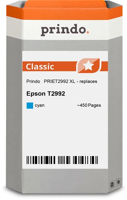 Prindo Cartucho de tinta cian PRIET2992 Classic XL Prindo Cartucho de tinta cian PRIET2992 Classic XL