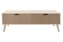 DKD Home Decor Mesa de Centro Abeto y MDF Marrón