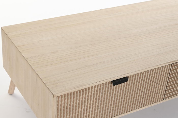 DKD Home Decor Mesa de Centro Abeto y MDF Marrón