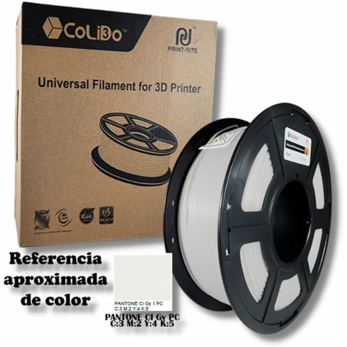 Colido Filamento ABS Colido Gold 1.75mm 1 kg Blanco