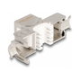 DeLOCK Módulo Keystone RJ45 hembra a LSA Cat.6A sin herramientas con tapa roja 87952