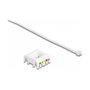 DeLOCK Módulo Keystone RJ45 hembra a LSA Cat.6A sin herramientas con tapa roja 87952