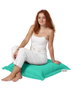 Atelier Del Sofa Cojín de Jardín 70x70 cm Turquesa para Exterior, Asiento Acogedor, Tela Impermeable, Poliéster