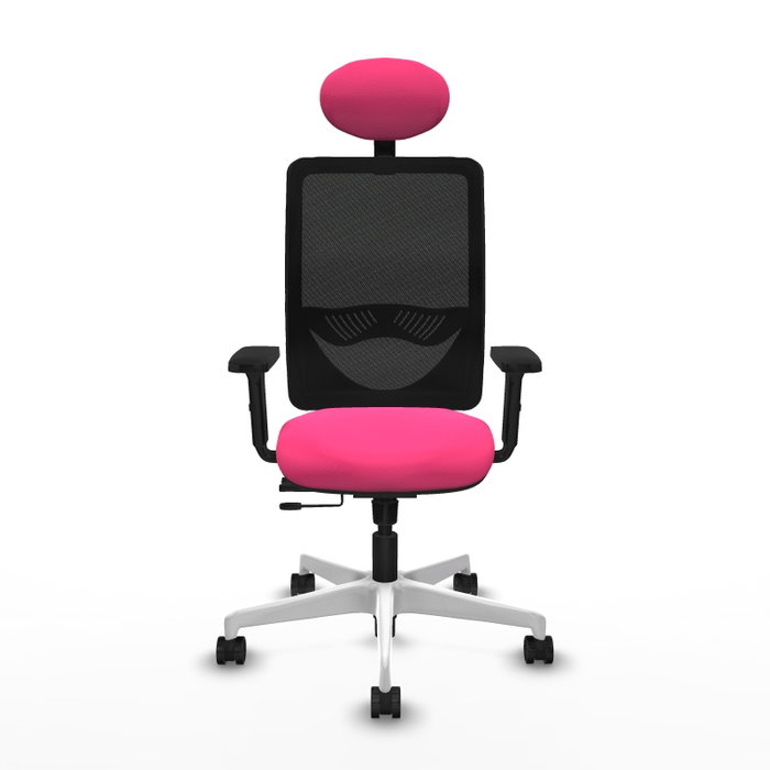 PIQUERAS Y CRESPO Silla de oficina Zulema Rosa y Negro PIQUERAS Y CRESPO Silla de oficina Zulema Rosa y Negro