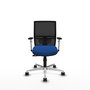 PIQUERAS Y CRESPO Silla de oficina Yunquera con mecanismo Sincro, Azul y Negro
