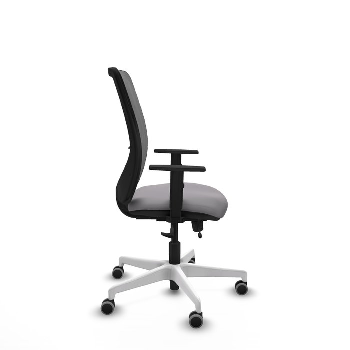 PIQUERAS Y CRESPO Silla de oficina Zulema Gris con mecanismo Sincro/Traslack
