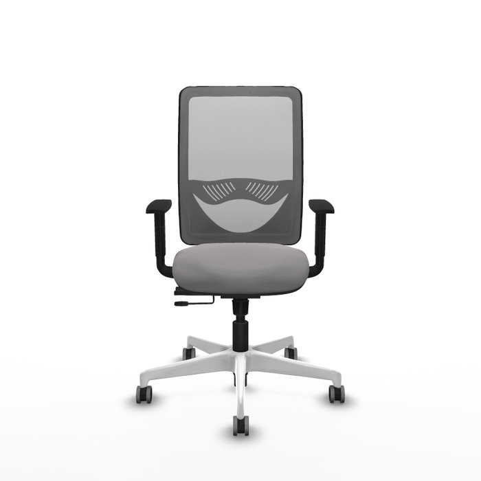 PIQUERAS Y CRESPO Silla de oficina Zulema Gris con mecanismo Sincro/Traslack