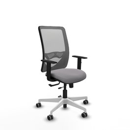 PIQUERAS Y CRESPO Silla de oficina Zulema Gris con mecanismo Sincro/Traslack