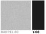 DKD Home Decor Silla Apilable de Poliéster y Hierro Gris y Negro