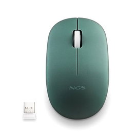 NGS FOGPROGREEN Ratón Inalámbrico 1000 DPI Óptico USB Verde