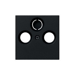 GIRA 0869005 Toma de antena coaxial System 55 Negro GIRA 0869005 Toma de antena coaxial System 55 Negro