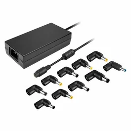 LEOTEC LENCSHOME120 Cargador Portátil para Dispositivo Móvil 120W, Negro, Corriente Alterna para Interior con 10 Puntas