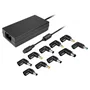 Leotec Cargador Portátil 120W con 10 Puntas para Notebook / Laptop
