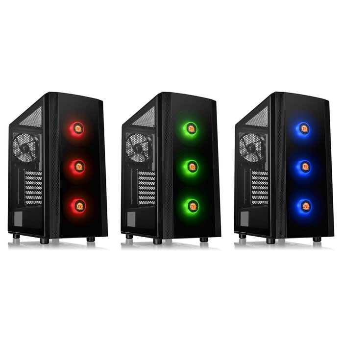 Thermaltake Versa J25 TG RGB Edition Negro