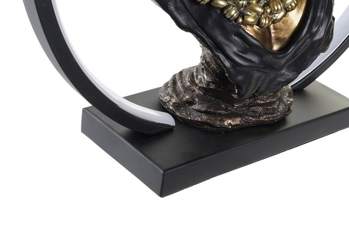 DKD Home Decor Decoración Luminosa Colonial Cobrizo Negro Resina LED USB 11 x 36 x 35.5 cm DKD Home Decor Decoración Luminosa Colonial Cobrizo Negro Resina LED USB 11 x 36 x 35.5 cm