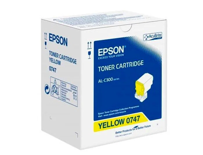 Epson Cartucho de Tóner Amarillo C13S050747 Epson Cartucho de Tóner Amarillo C13S050747