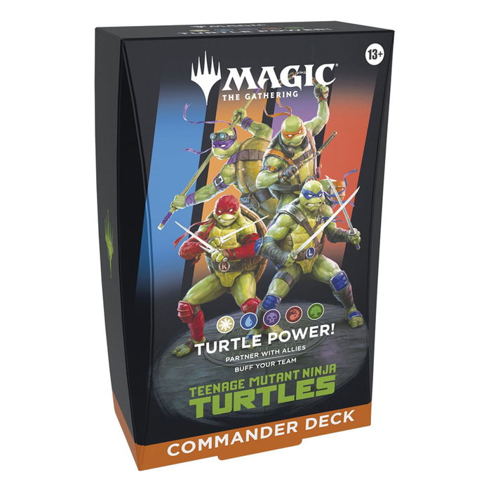 Magic the Gathering Teenage Mutant Ninja Turtles Mazos de Commander Caja (4) inglés