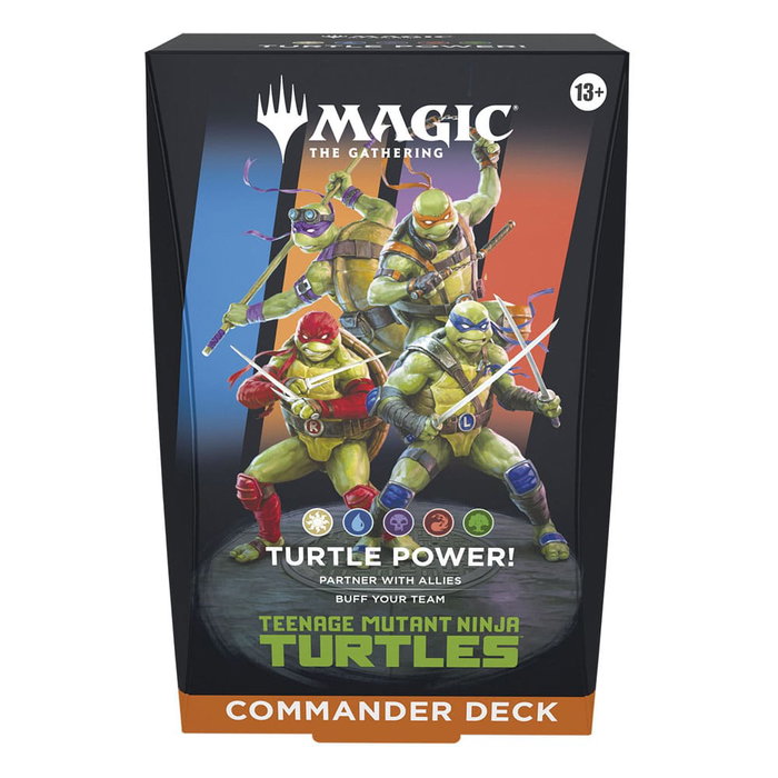 Magic the Gathering Teenage Mutant Ninja Turtles Mazos de Commander Caja (4) inglés