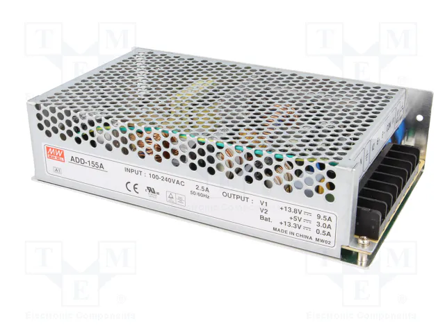 MEAN WELL ADD-155A Alimentador Buffer de Módulo 152,75W 13,8VDC
