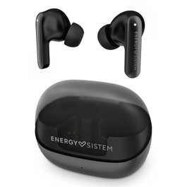 Energy Sistem Auriculares True Wireless Serenity ANC - Cancelación Activa de Ruido (-30dB), Bluetooth 5.4, 25h Batería, Estuche de Carga, Resistencia al Agua IPX4, Color Negro