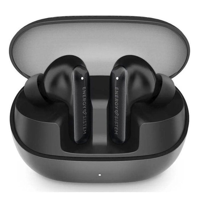 Energy Sistem Auriculares True Wireless Serenity ANC - Cancelación Activa de Ruido (-30dB), Bluetooth 5.4, 25h Batería, Estuche de Carga, Resistencia al Agua IPX4, Color Negro