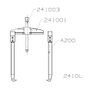Forza Extractor de 2 patas largas 200x135