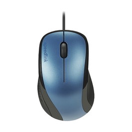 Speedlink KAPPA Ratón Óptico USB para PC, 1000 DPI, Diseño Ergonómico para Mano Derecha, Negro y Azul