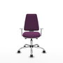 PIQUERAS Y CRESPO Silla de oficina Elche con mecanismo Asincro, Morado