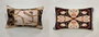 DKD Home Decor Set de 2 Cojines de Poliéster 50x30 cm Surtidos