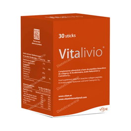 VITAE Vitalivio 30 Sticks Colágeno, Ácido Hialurónico, N-Acetilcisteína, Coenzima Q10 Soporte Articular Antioxidante