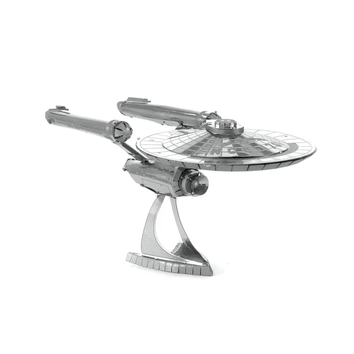 Metal Earth Maqueta 3D Metal USS Enterprise NCC-1701 Star Trek - Kit de Montaje sin Pegamento ni Soldadura