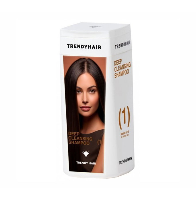 Trendy Hair Deep Cleansing Shampoo Spanish Latte 100ml Trendy Hair Deep Cleansing Shampoo Spanish Latte 100ml