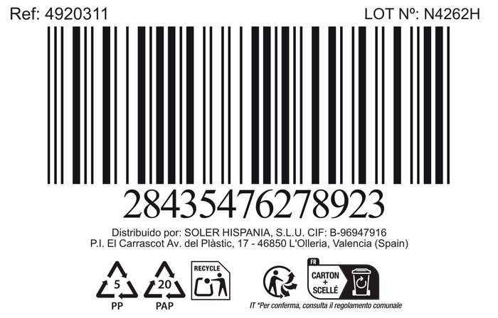 La Mediterranea Mug 200 cc Melow MD 7.5 cm x 8.5 cm x 10.5 cm (36 Unidades)