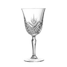 Broadway Copa de Mesa Vidrio 25 cl 188 mm Alto - Para Agua o Vino - Modelo Copa Mesa (Set de 6)