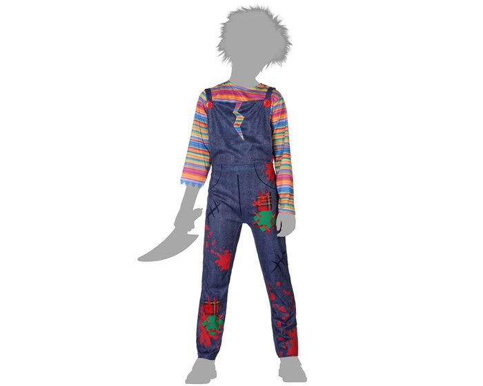 Atosa Disfraz Muñeco Sangriento Infantil para Halloween