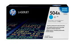 HP Cartucho de tóner original LaserJet 504A cian