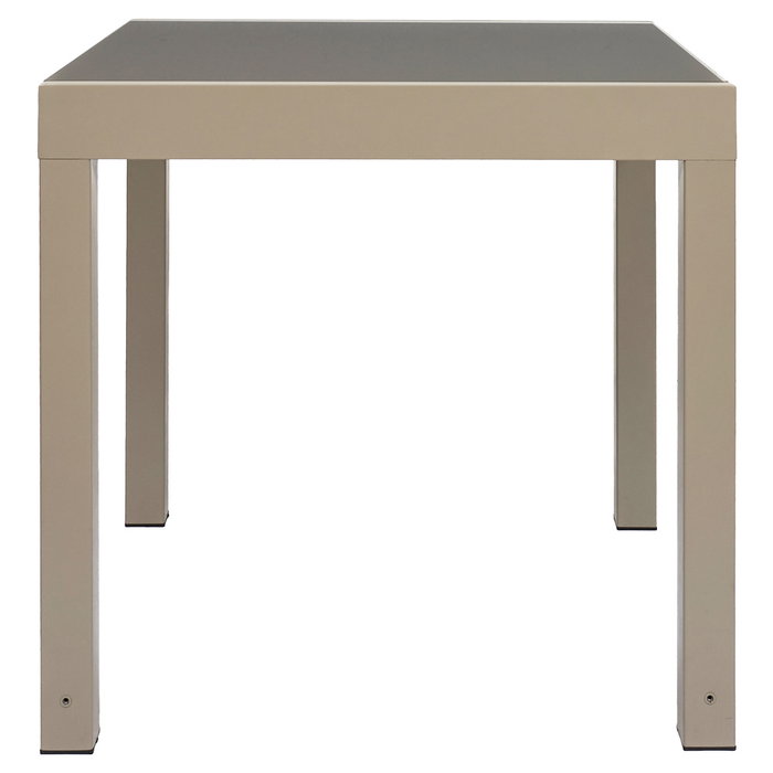 Home Deco Factory Mesa Extensible Beige Haria 80-160x80 cm (4-6 personas)