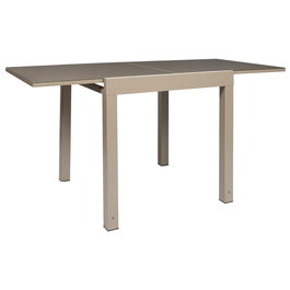 Home Deco Factory Mesa Extensible Beige Haria 80-160x80 cm (4-6 personas)