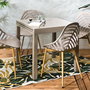 Home Deco Factory Mesa Extensible Beige Haria 80-160x80 cm (4-6 personas)