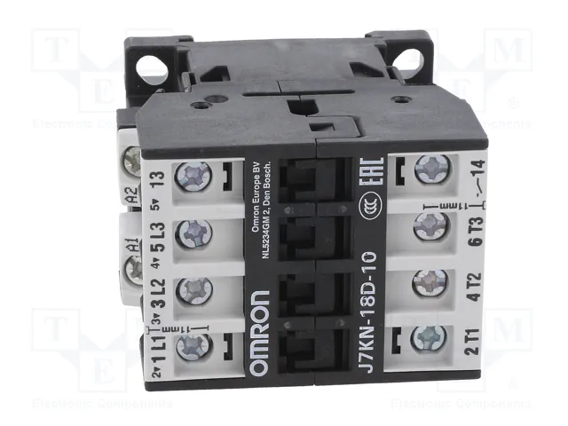 OMRON J7KN-18D-10 230VAC Contactor 3-polar 18A