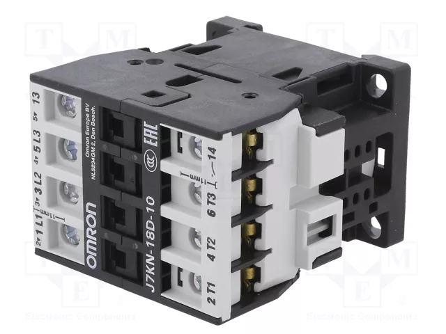 OMRON J7KN-18D-10 230VAC Contactor 3-polar 18A