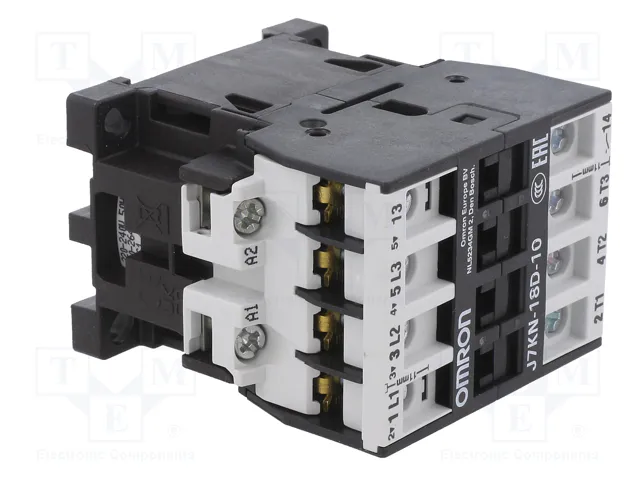 OMRON J7KN-18D-10 230VAC Contactor 3-polar 18A