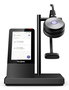 Yealink WH66 Mono Auricular DECT inalámbrico con estación base para Microsoft Teams, Diadema supraaural binaural, Negro