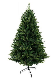 DKD Home Decor Árbol LED Verde de 210 cm con 1651 Ramas y Luz Cálida